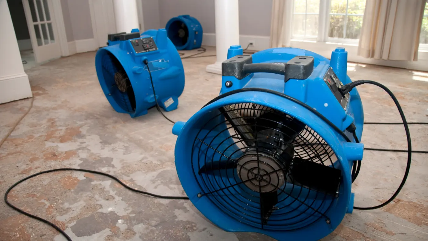Water damage restoration by Brookside Water Restoration near Tipton, IN